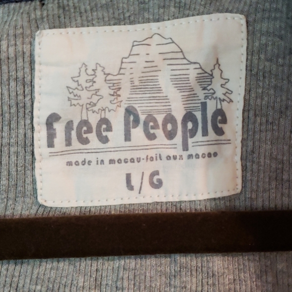 Free People hooded long sleeve top - Picture 2 of 7